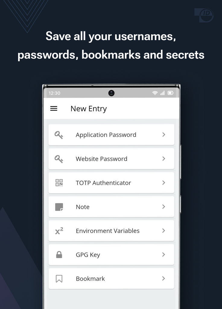 ID Control Password Manager