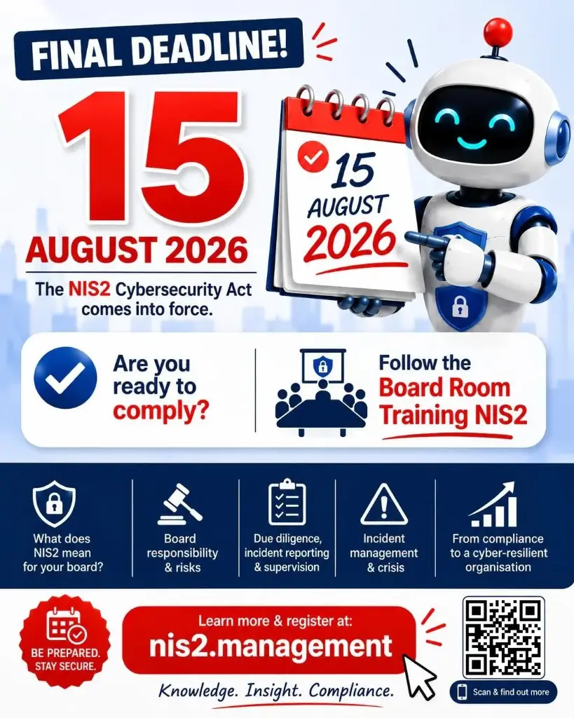 Boardroom Training Cyberbeveiligingswet (Cbw/NIS2)